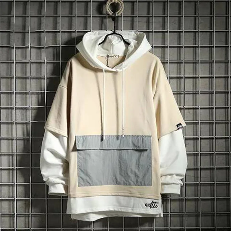 Мужские и женские однотонные толстовки с капюшоном повседневные оверсайз в