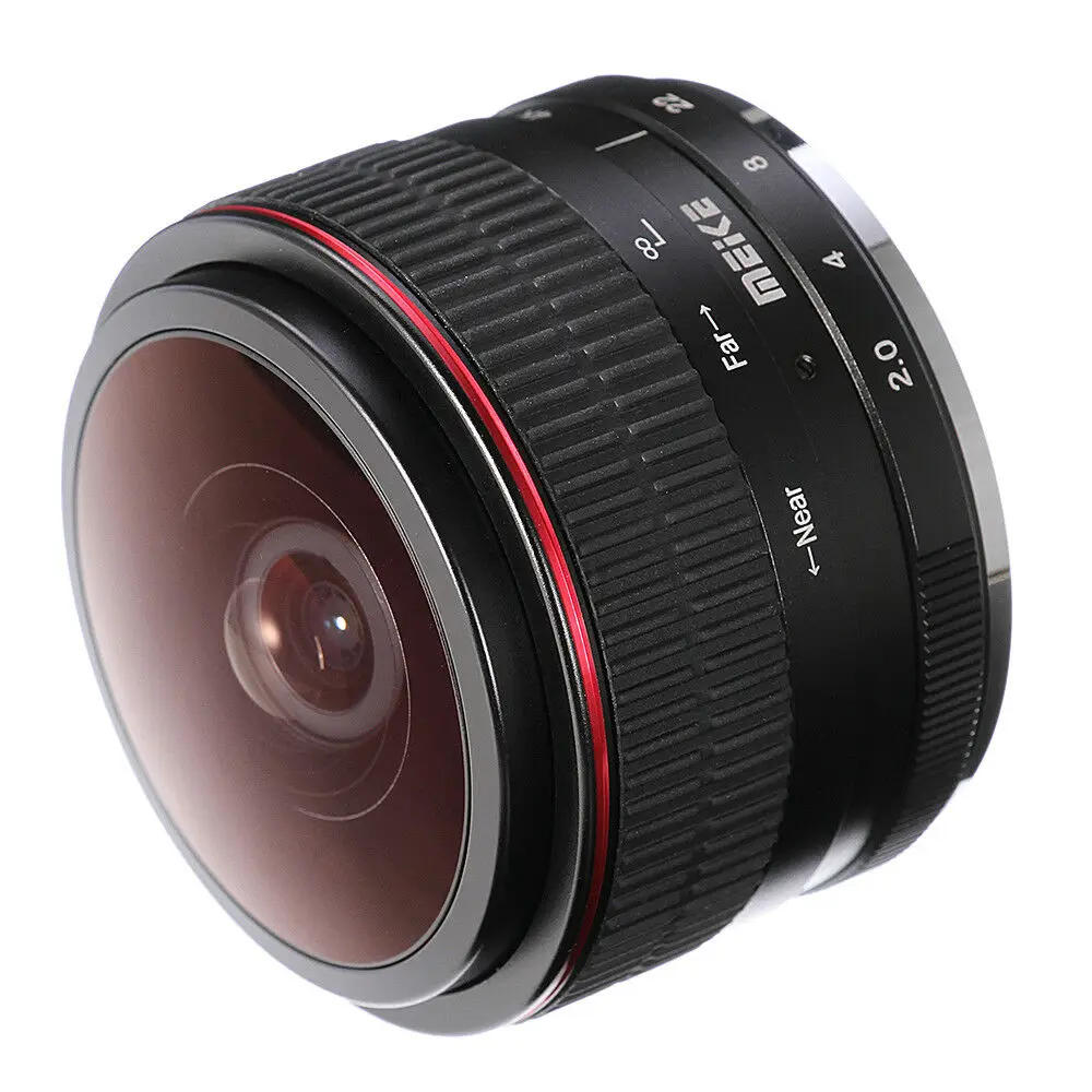 JINTU 6,5 мм F2.0-f22 супер широкоугольный объектив рыбий глаз MF для Canon EOS M-Mount беззеркальная M1 M2 M3 M5 M6 M10 M50 M100 и т. Д. Камера