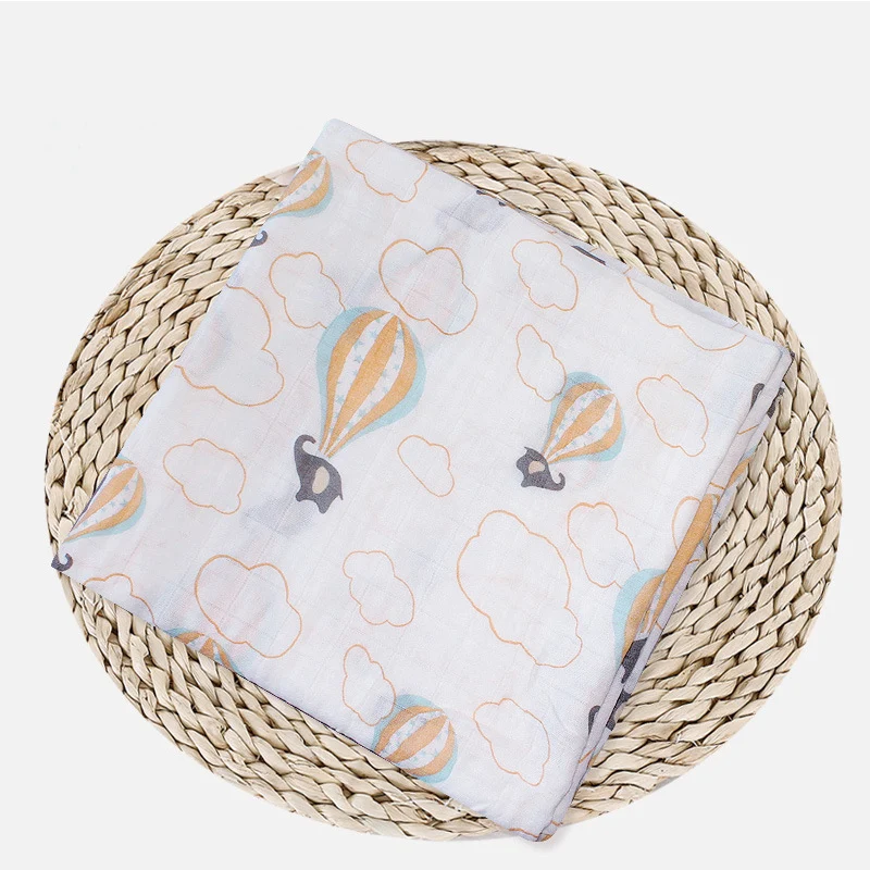 

1pc Muslin 100% Cotton Newborn Swaddles Soft Baby Boy Girls Blankets Bath Gauze Infant Wrap Sleepsack Stroller Cover Play Mat