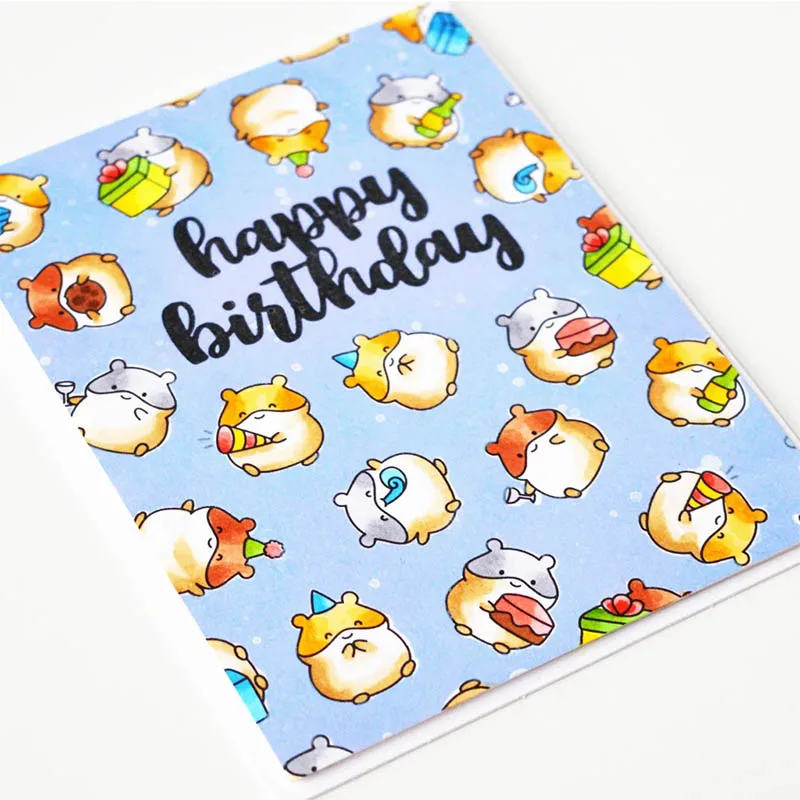 Слова с днем рождения буквы радужные прозрачные силиконовые марки сделай сам