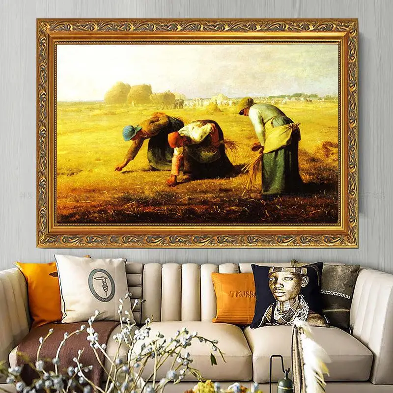 

Yellow figure oil painting Counted Cross Stitch Kits Printed Fabric Dmc Cross Stitch kit Embroidery Needlework Sets Home Decor