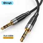 Кабель Aux Elough со штекером 3,5 мм, аудиокабель со штекером на штекер для Samsung S10, Xiaomi, автомобильный адаптер для наушников, провод для динамика, шнур Aux
