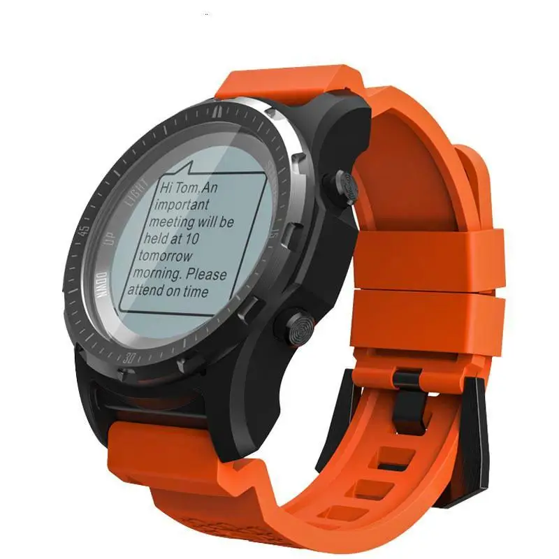 

S966 GPS Смарт-часы Для мужчин монитор сердечного ритма воздуха Давление Фитнес трекер наручные Компас высота спортивные умные часы