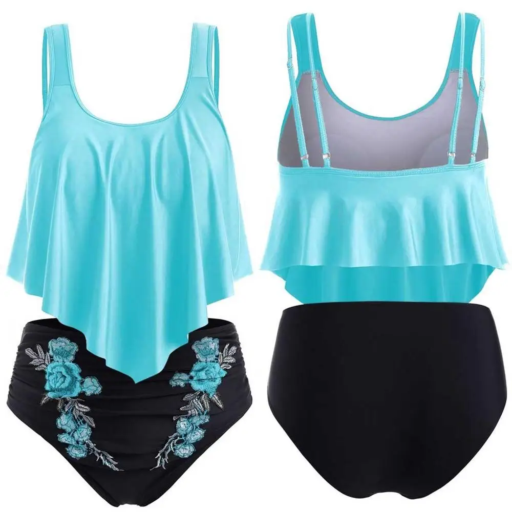 Комплект из двух предметов для женщин пуш-ап на подкладке размера плюс набор