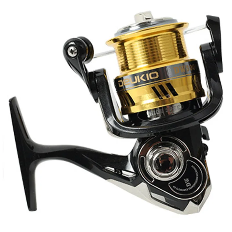 

DIWEINI 2021 новая рыболовная спиннинговая катушка полностью Металлическая катушка Рыболовные катушки 6,7: 1 5 + 1BB Рыболовная катушка для соленой воды Hengelsport аксессуары