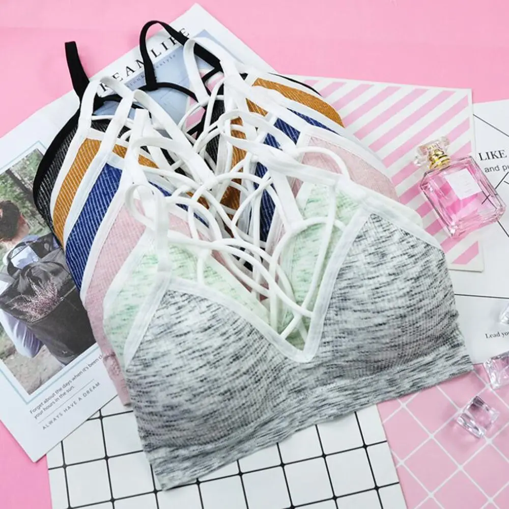 1 шт. новый спортивный бюстгальтер для йоги тонкие плечевые лямки Мягкая