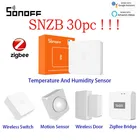 Датчик температуры и влажности Sonoff SNZB Smart Home Zigbee, датчик движения ZigBee, Alexa Google Home, беспроводной переключатель управления EweLink