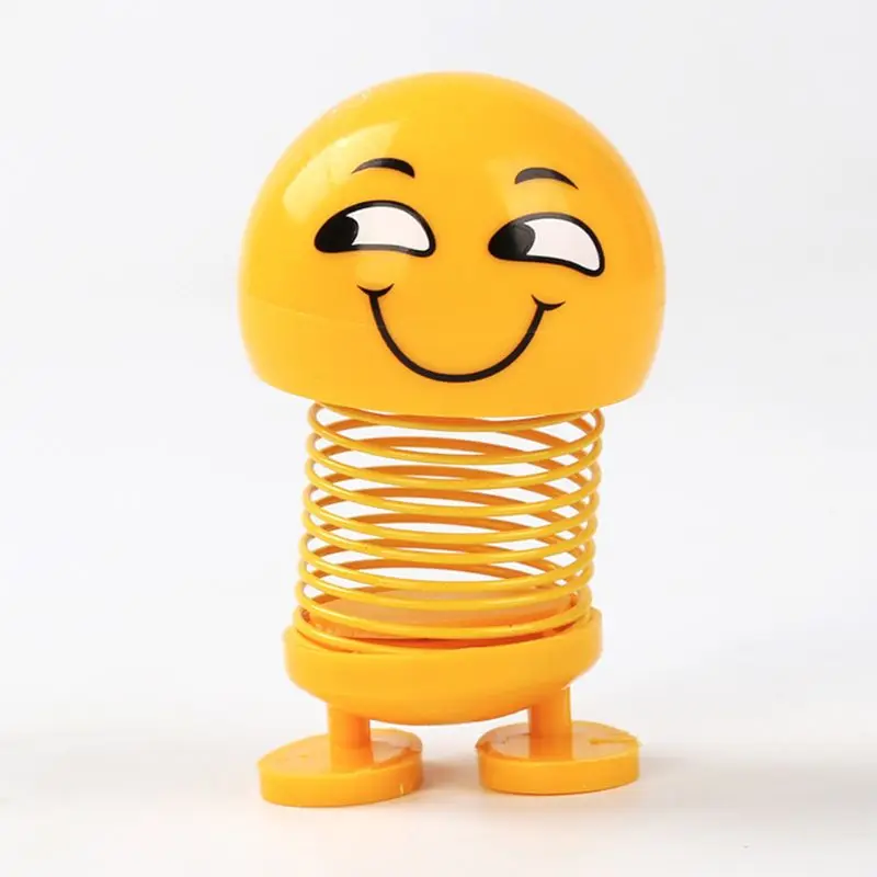 Милая Весенняя игрушка качающаяся Голова Украшения для кукол автомобиль качели