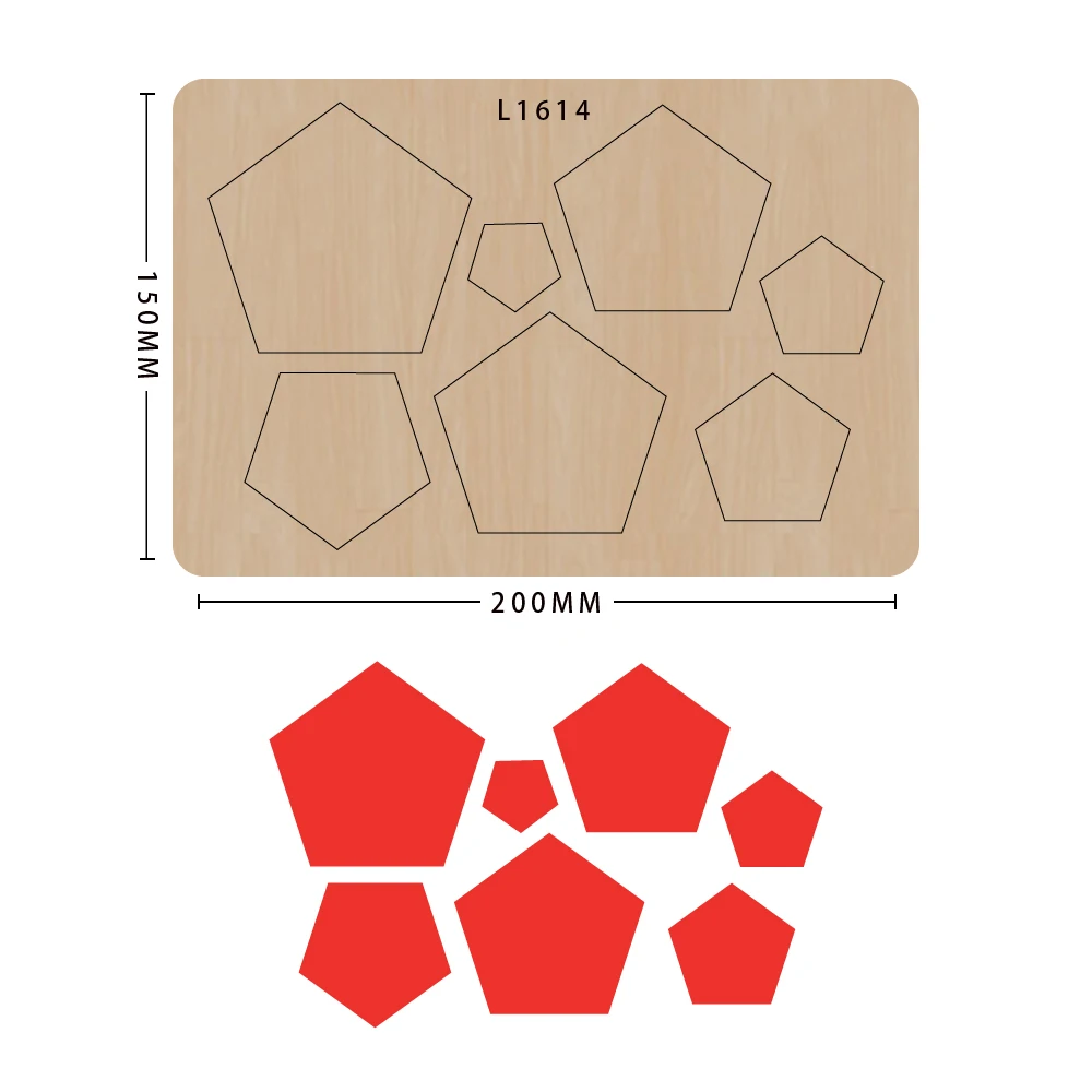 

wood cutting dies DIY for scrapbooking new wooden die mould Suitable for common die-cutting machines in the market