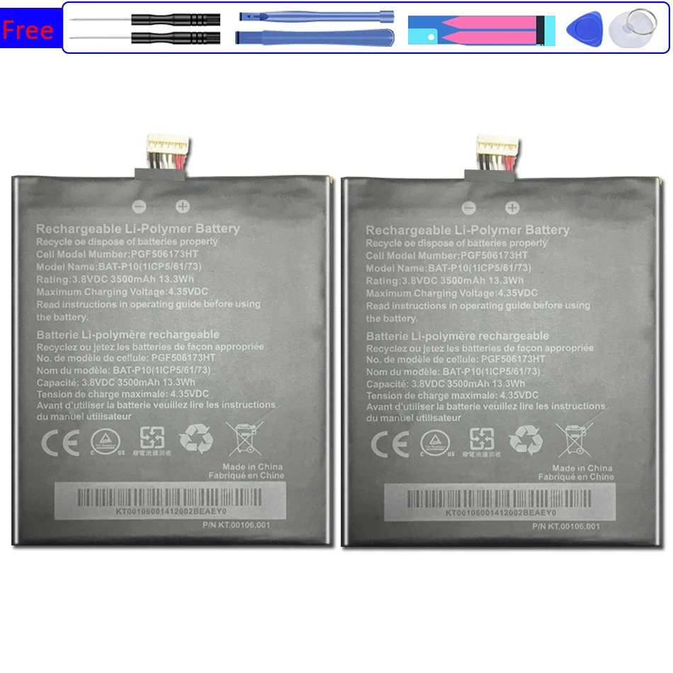 

BAT-P10 Mobile Phone Battery For Acer Liquid E700,Liquid E700 Triple ,E39 PGF506173HT Replacement Battery 3500mAh