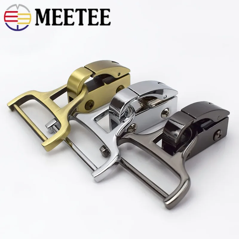 Meetee 10 шт. металлическая сумка боковой увлекатель ремешок пряжка DIY посылка