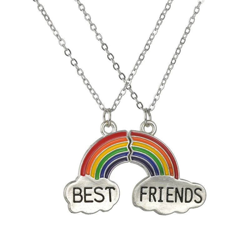 2 шт./компл. женское ожерелье ювелирные изделия Инь Ян Тай Чи звеньевая Серебряная