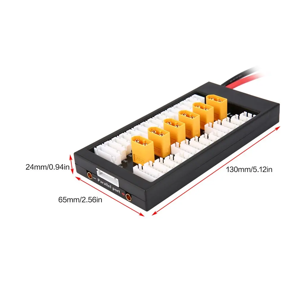 

LiPo Battery Balance Charging Board Plate Compatible with 2-6S Parallel Connect Plate Charging LiPo LiFe Li-ion Batteries