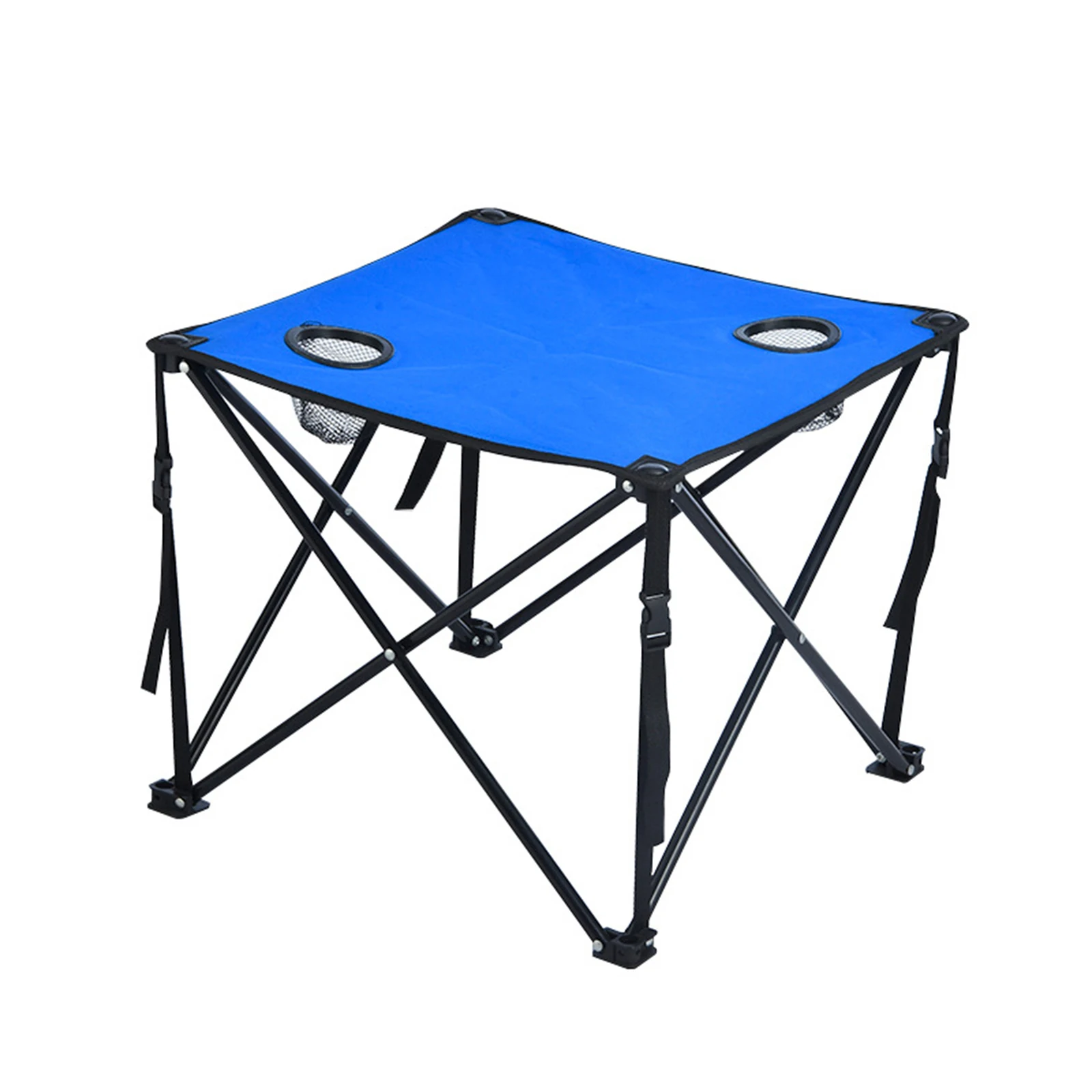 

Outdoor Foldable Camping Square Table Portable Oxford Cloth With Bottle Holder Mesh for Picnic Heavy Duty Patio Table