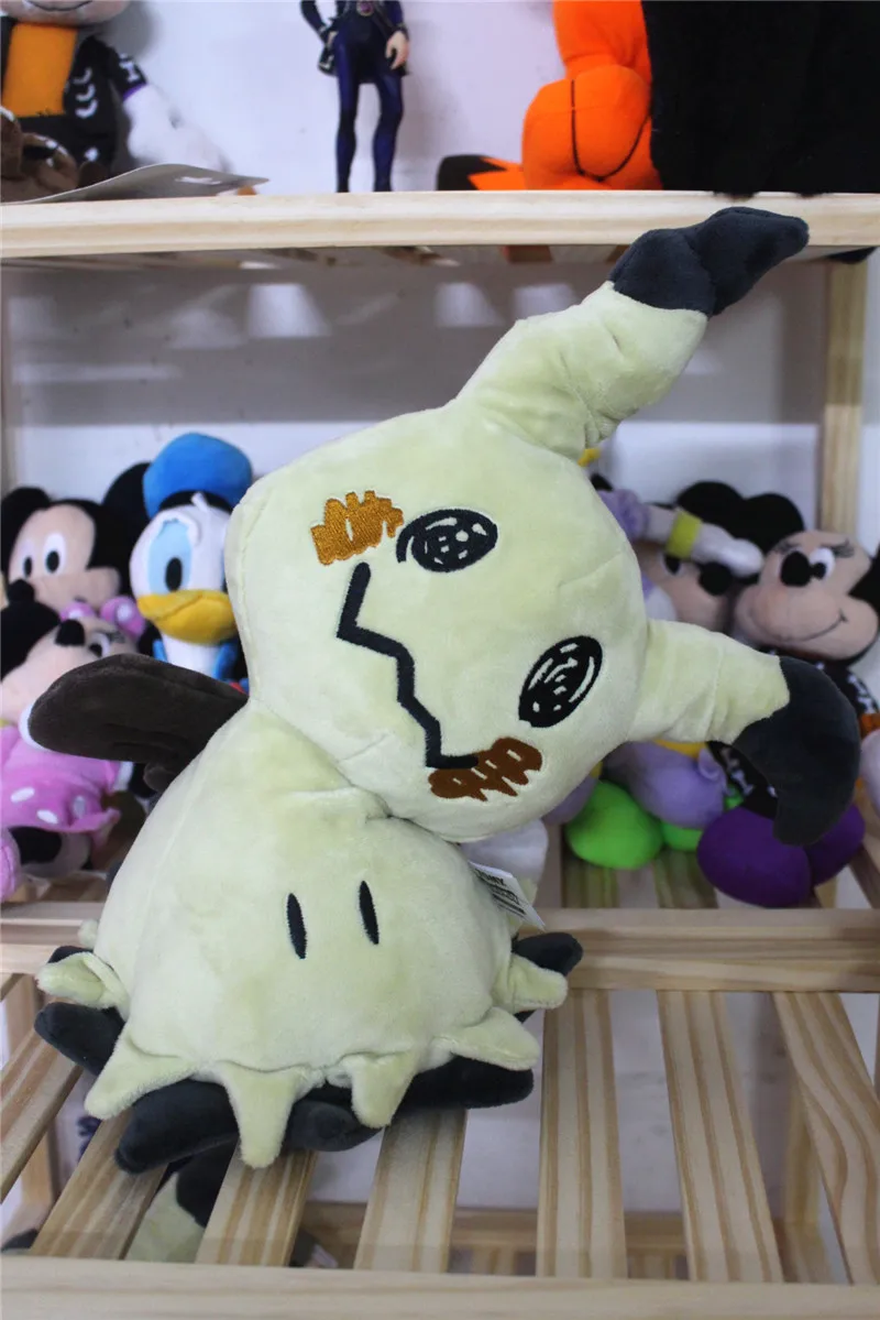 TOMY-mu&ntilde;eco de peluche de Pok&eacute;mon, juguete de felpa suave, tama&ntilde;o grande, Mimikyu, 9"-0