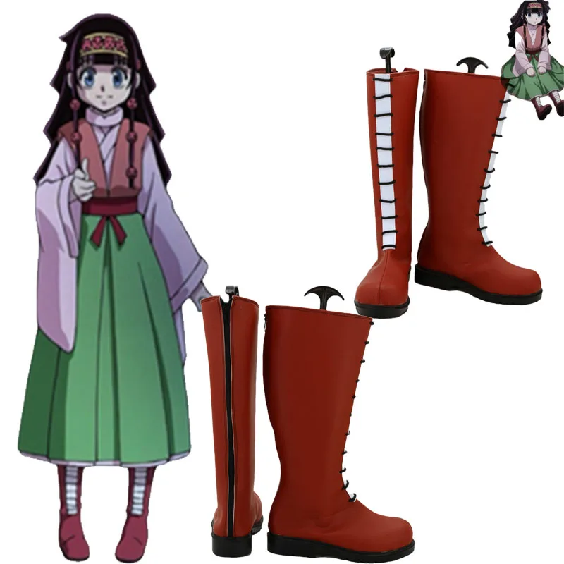 Обувь в стиле аниме Hunter x Alluka Zoldyck Aruka Ботинки для костюмированной вечеринки