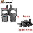 Мини-ключ Xhorse VVDI, ручной инструмент, брелок для автомобиля, пульт дистанционного управления, генератор плюс 10 шт. супер чипов Xhorse