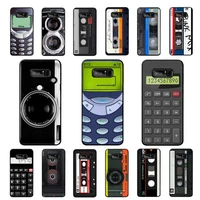 yndfcnb retro camera cassette tapes calculator keyboard phone case for samsung note 3 4 5 7 8 9 10 pro plus lite 20 ultra