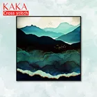 Наборы для вышивки крестом, наборы для рукоделия с напечатанным рисунком, холст 11ct-для домашнего декора, картина, полный пейзаж, NCKS066