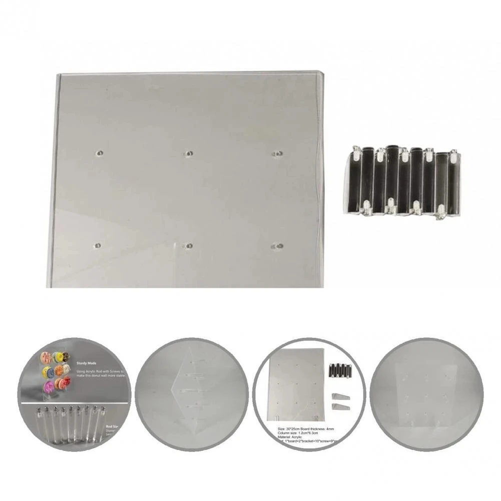 Многофункциональная простая настенная подставка держатель для пончиков стеллаж