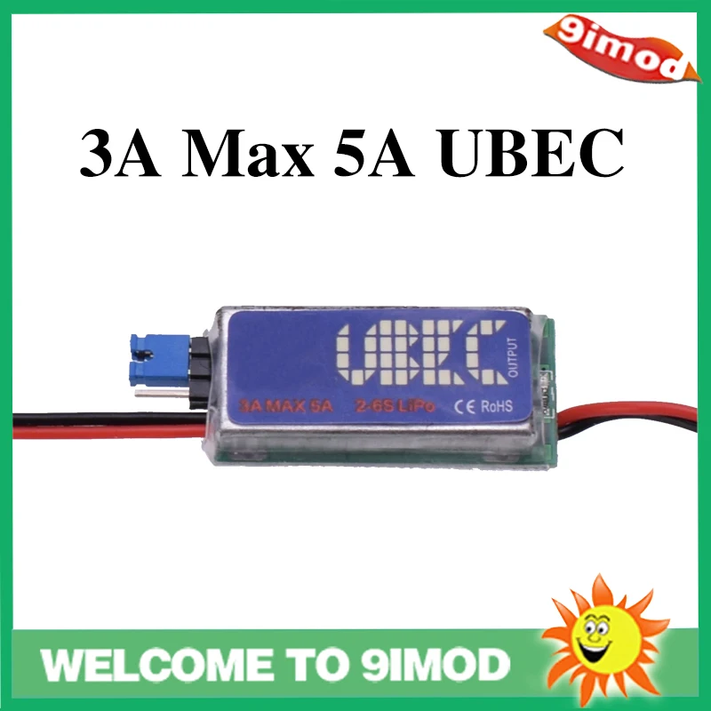 Режим переключения 3A UBEC Max 5A 2 6S режим низкий уровень шума RF 5 В 3 А макс. детали для