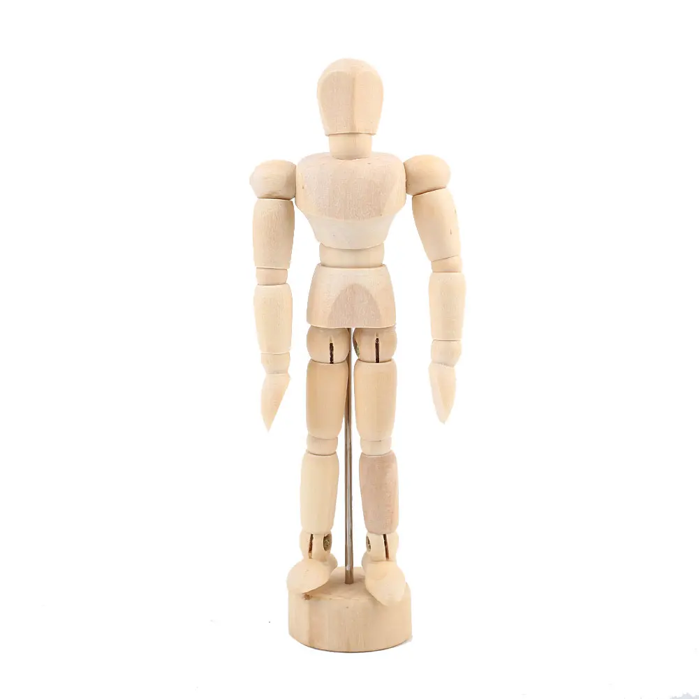 2 размера белая деревянная кукла простой Персонализированный Деревянный манекен