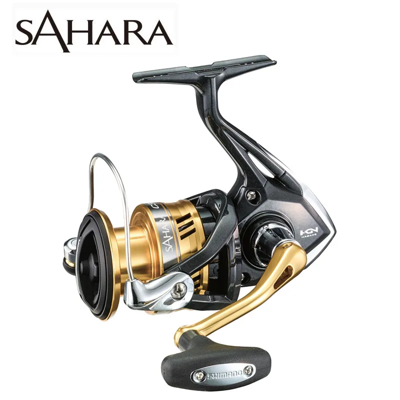 Оригинальная Рыболовная катушка SHIMANO SAHARA FI 1000 C2000S C2000HGS 2500 2500HGS C3000HG 4000XG C5000XG Hagane Gear X