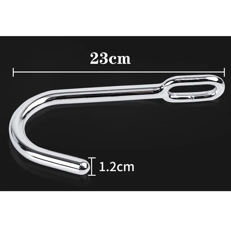 Металлический анальный крючок с шариковым отверстием Анальный расширитель для