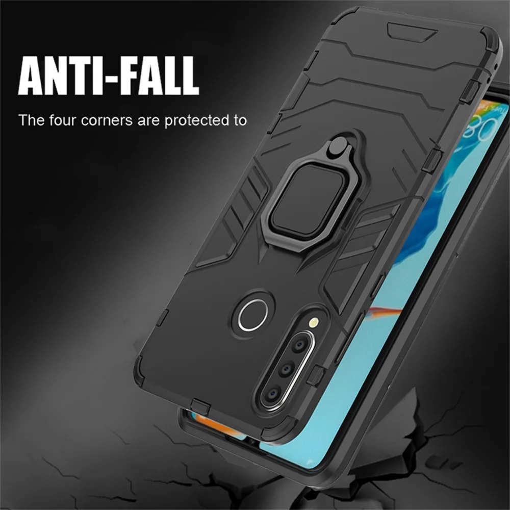 Shockproof Case For Huawei Honor 10i 20i Magnetic Car Holder Rubber Silicon Cover 20 Lite Kickstand Phone |