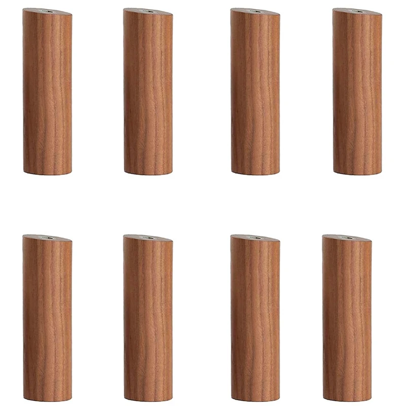 8 шт Деревянный крючок настенный Ретро вешалка для хранения сумок шляп (черный