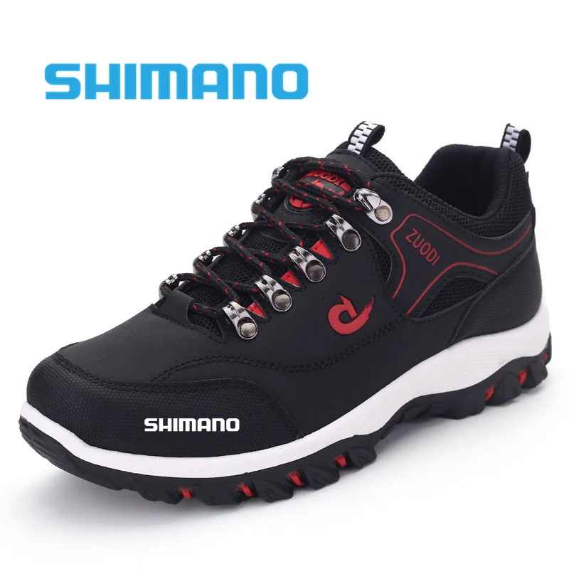 

2021 Men's Outdoor Hiking Shoes Waterproof Breathable Hunting Trekking Shoes Sport Climbing Sneakers Shimano Fishing Shoes