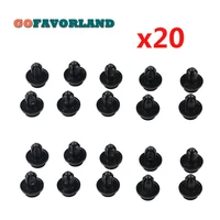 20pcs front bumper push type retainer clips clip nylon fastener 91505s9a003 for honda acura mdx rdx accord civic odyssey cr v