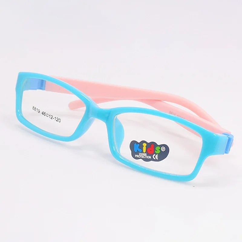 Детские очки для мальчиков и девочек легкая оправа очков по рецепту силиконовая
