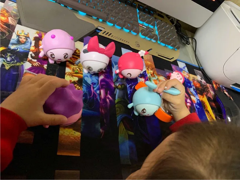 Русская мультяшная игрушка Детские игрушки Riki фигурки кролик панда Куклы