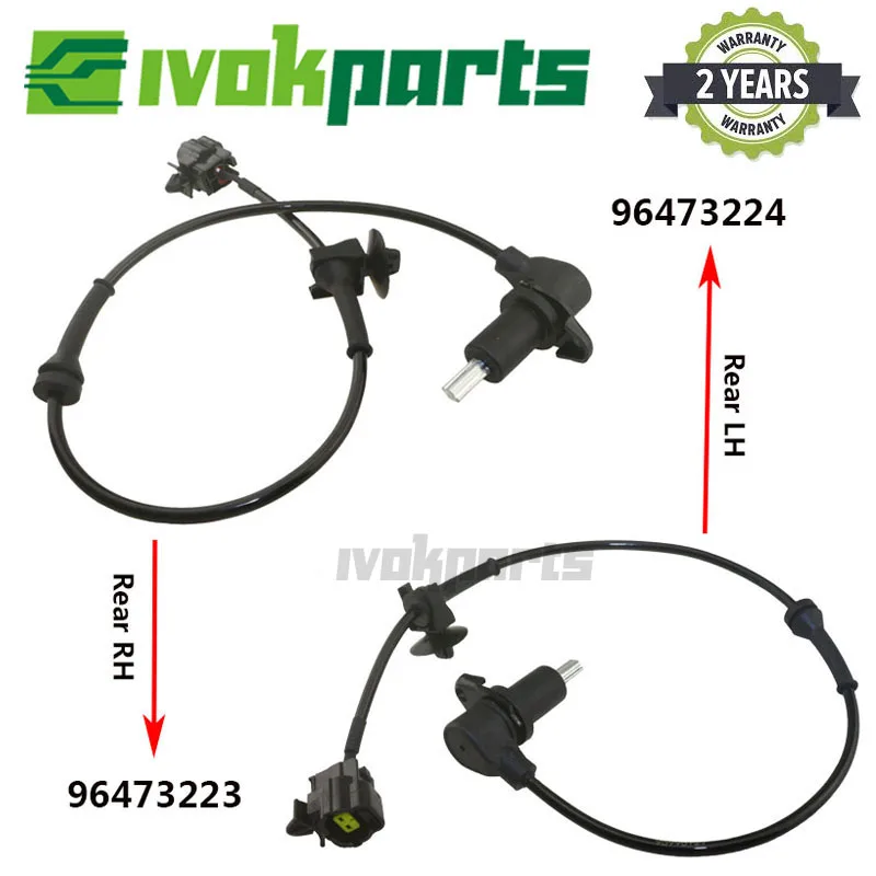 2 шт. задний L/R ABS датчик скорости колеса для Chevrolet Aveo Aveo5 Kalos Daewoo Pontiac G3 Wave 1.2L 1.4L 1.6L