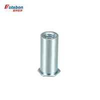 bsoa 440 6 blind hole threaded standoffs self clinching feigned crimped standoff server cabinet sheet metal spacer pcb hex rivet
