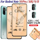 Redmi Note 10 Pro пленка, Матовая керамическая пленка для Xiaomi Redmi Note10 Pro защитная пленка для экрана Redmi Note 10 10T 5G 9 8 2021 мягкое матовое стекло ксиоми редми ноут 10 про Экраны пленка редми10
