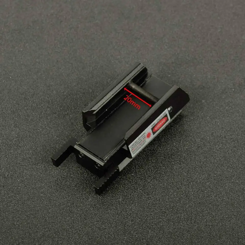 Компактный низкопрофильный лазерный прицел с красной точкой и направляющей 20 мм