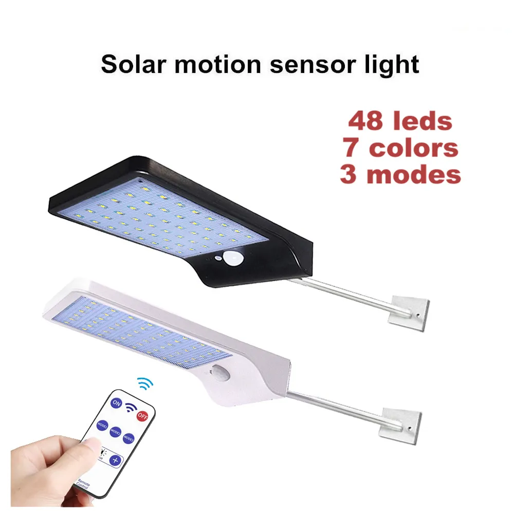 Светодиодный солнечный светильник s беспроводной датчик движения Лампа