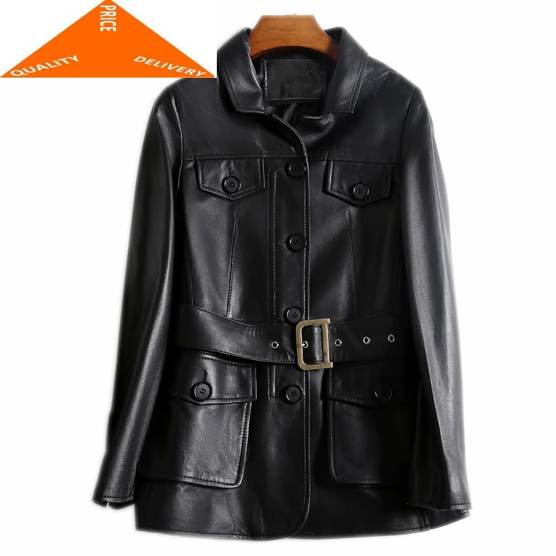 Куртка женская из натуральной овечьей кожи на зиму 100% | Женская одежда