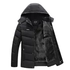Лидер продаж зимняя куртка Для мужчин-15  плотные теплые парки пальто с капюшоном флис мужские куртки и пиджаки 4XL Jaqueta Masculina Father's Gift