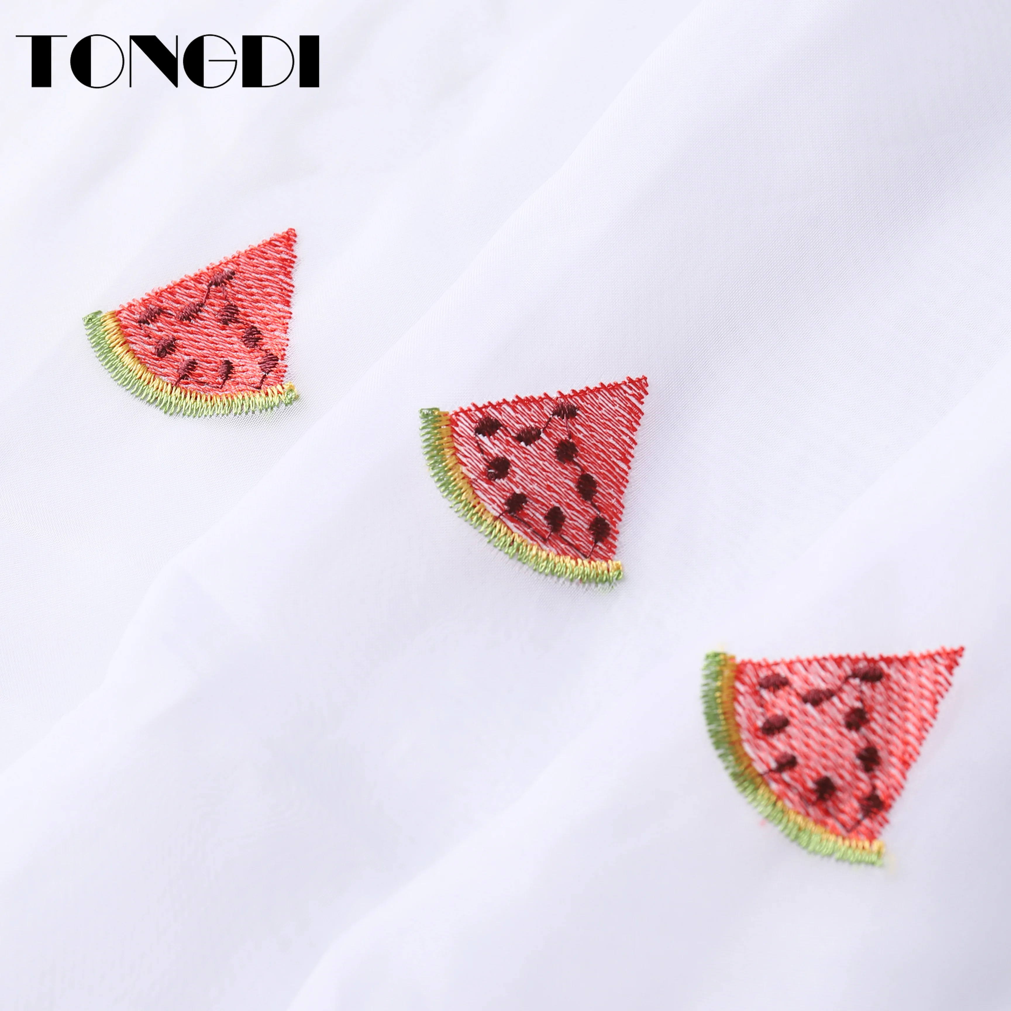 TONGDI кухонная занавеска прозрачные ярусы пасторальное фруктовое кафе вышивка