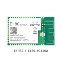 zigbee 3 0 efr32mg1b module 20dbm io port 2 4ghz wireless transceiver cojxu e180 zg120a pcb ipex 32 bit arm cortex m4 pa