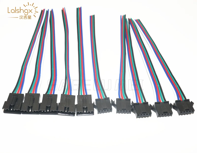 2pin 3pin 4pin 5pin светодиоидный коннектор мужской/женский JST SM на возраст 2 3 4 5 Pin разъем