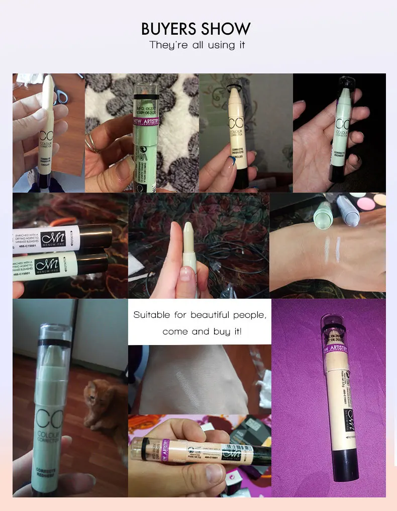 MENOW сексуальный увлажняющий консилер для макияжа с автоматическим вращением |