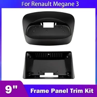 carbar for renault megane 3 fluence 2009 car radio fascia frame 2 din 9 inch panel multimedia stereo installation kit dashboard