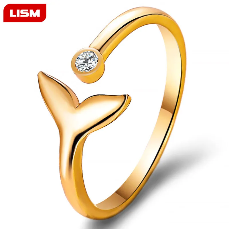 Кит хвост посеребренное кольцо модные женские туфли одеяло русалки кольца для