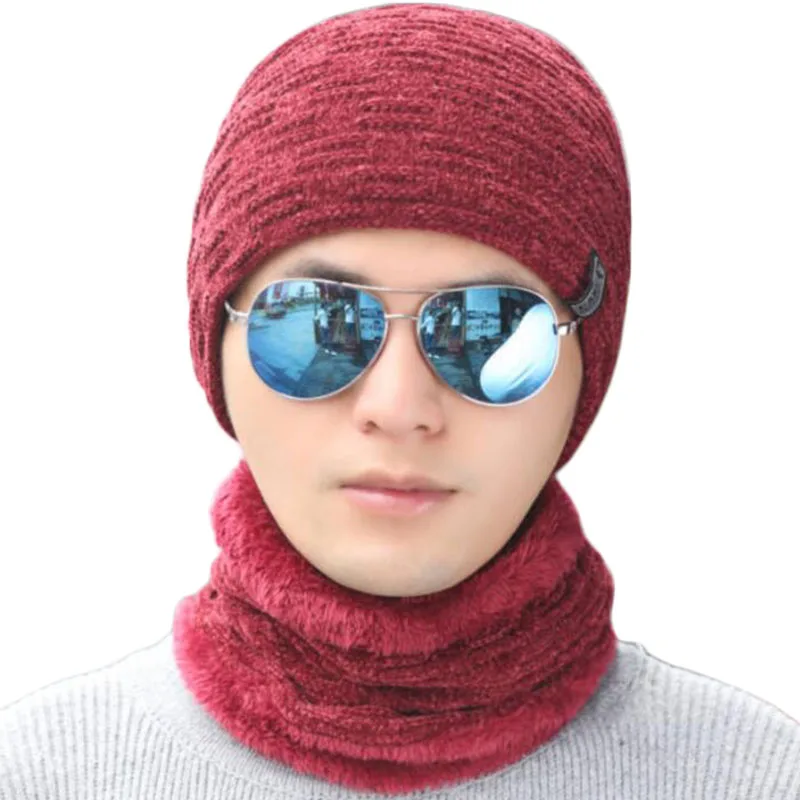 Зимние шапки для мужчин и женщин вязаные шапочки Кепка Gorras капот в Риге бархатная черная Повседневная шапка мужские уличные чулки для лыжников шапки