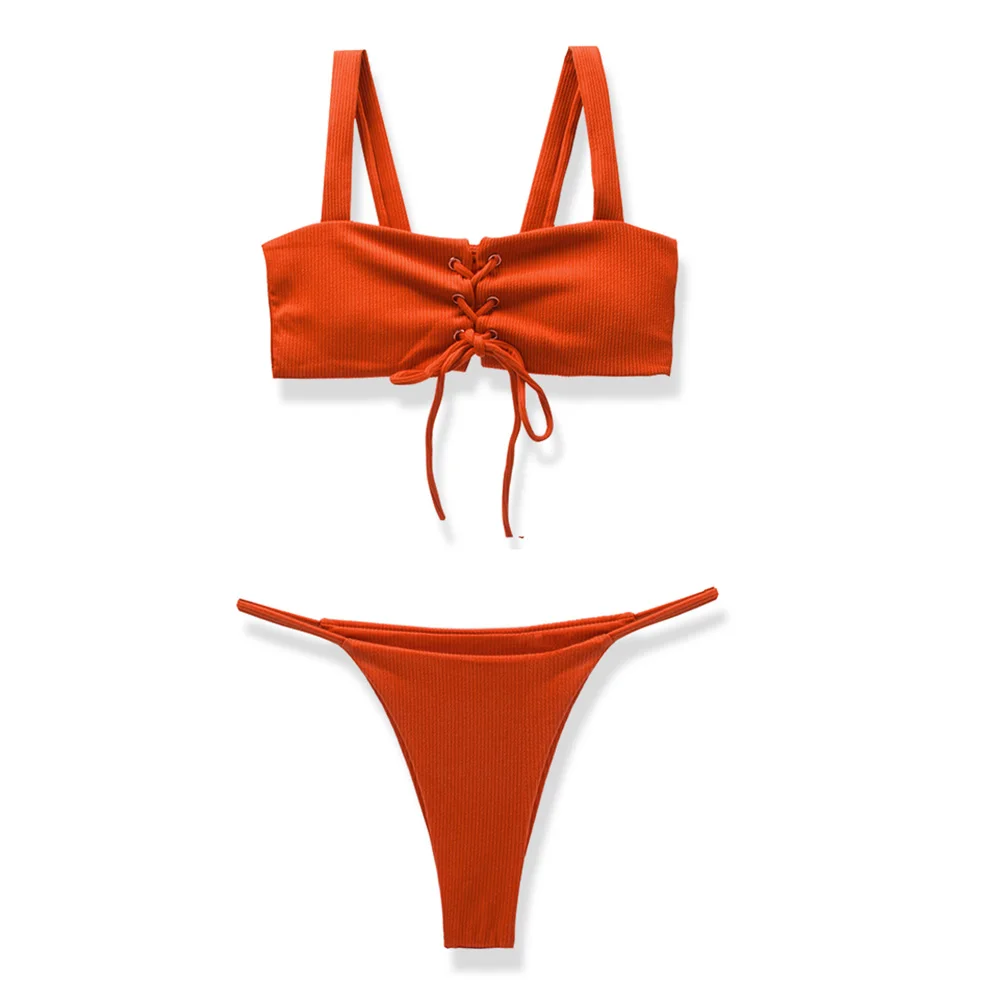 Бикини разных видов 2020 сексуальный купальник с принтом Женский бандажный