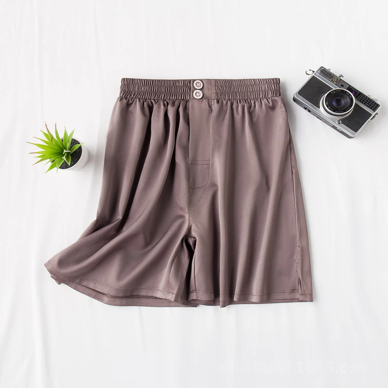 Мужские летние брюки для ванной Мужская Ночная рубашка короткие штаны ночная